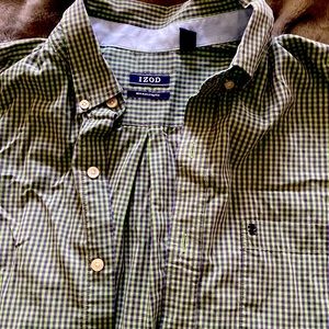 Men’s Checkered IZOD Shirt